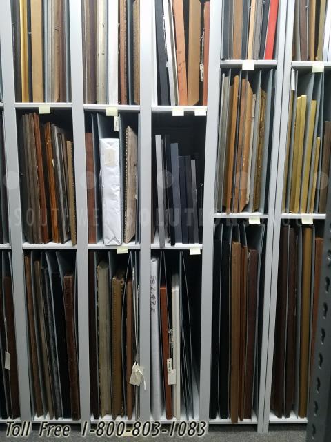 Art Rack Storage System Shelving Wall Panels Works on Paper Memphis Jackson
