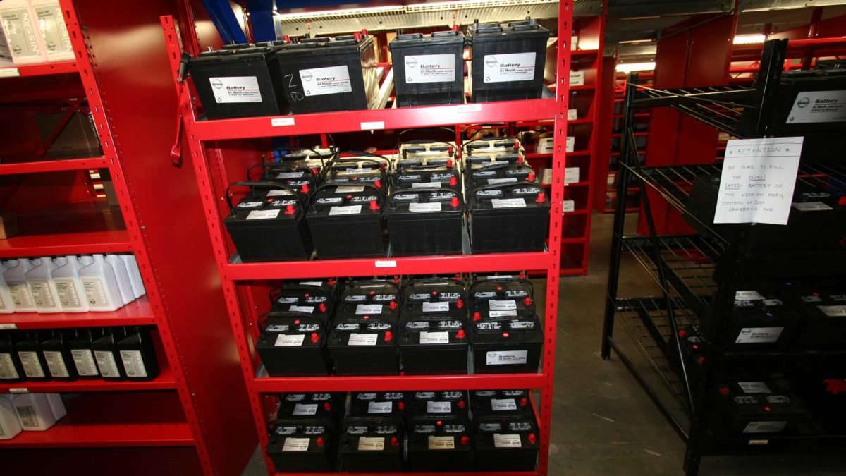 Automotive Battery Storage Rack Southwest Solutions Group