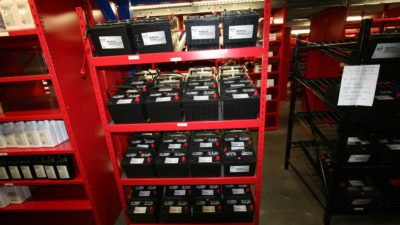 Automotive Battery Storage Rack | Southwest Solutions Group