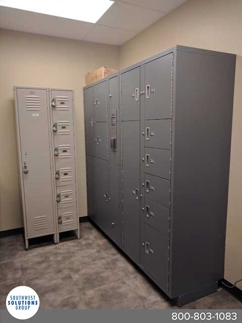 pass back evidence storage lockers