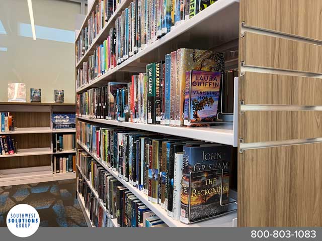 cantilever library book shelves