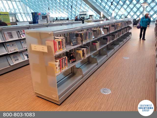 cantilever library shelving systems