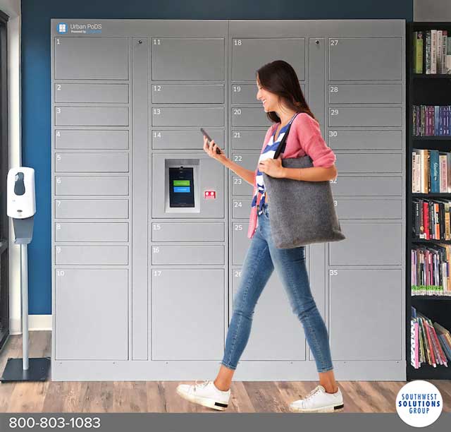 library pickup lockers