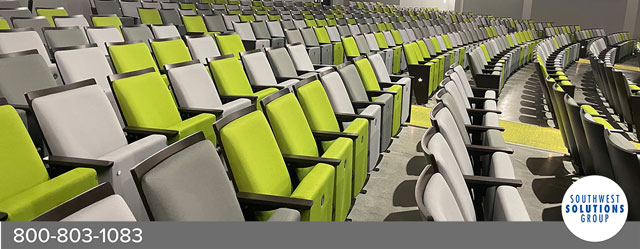 folding auditorium chairs