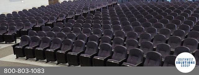 tiered auditorium chairs