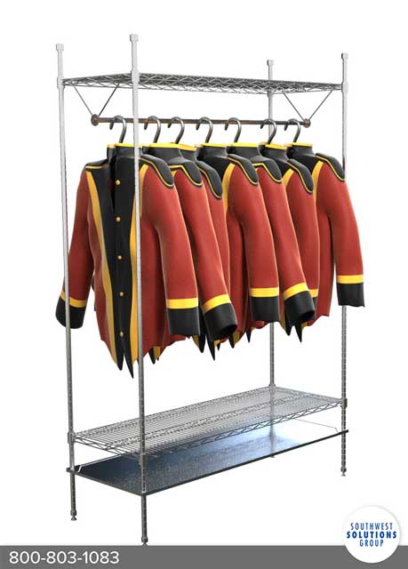 band uniform racks