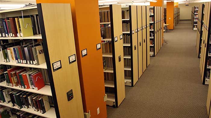 high density bookstack shelving featured