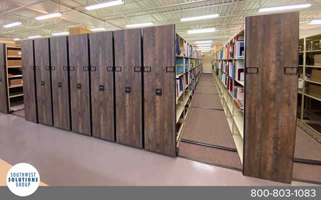 direct line mobile shelving