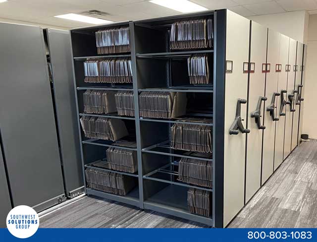 mobile high density shelving